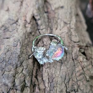 2 for $14! Silver Gem Ring NWOT